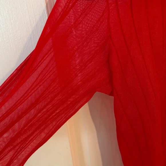 Alexander Wang red ribbed top - Picture 7 of 7